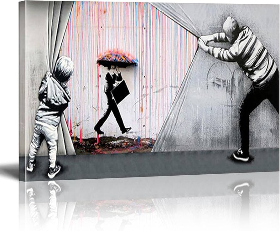 Amazon.co.jp: Banksy バンクシーンストリートグラフィティレプリカ