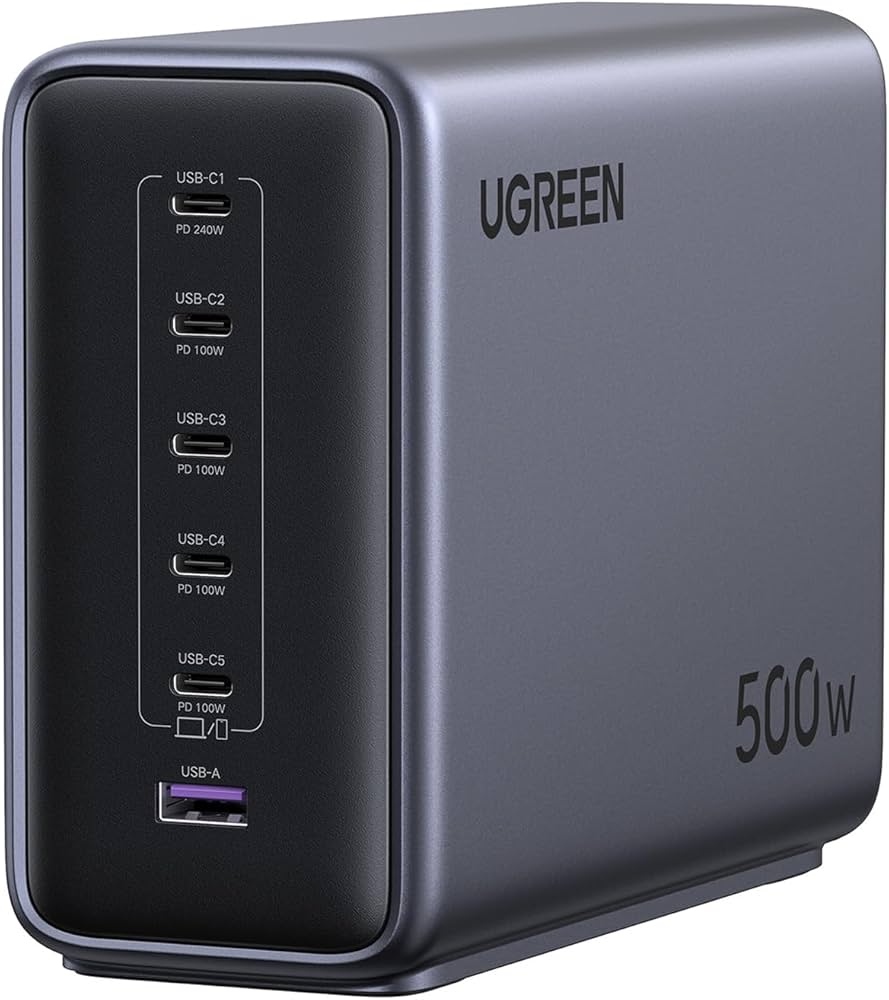 Amazon.co.jp: UGREEN 500W 充電器 type-c 卓上 急速【単ポート最大