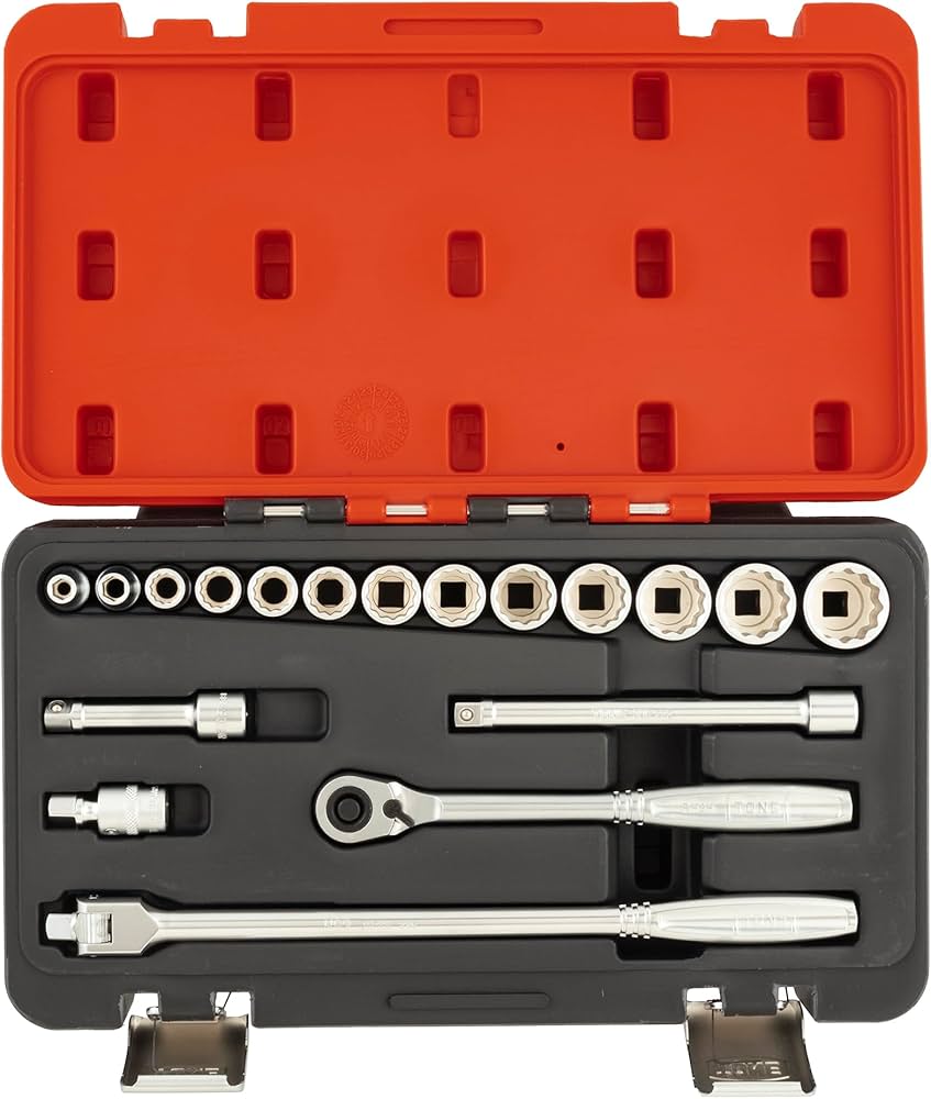 Amazon | トネ(TONE) ソケットレンチセット 3130MP 差込角9.5mm(3/8