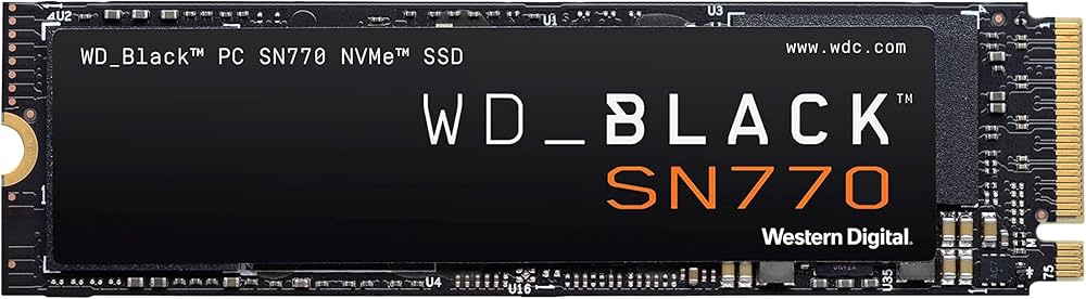 Amazon | WD_BLACK 1TB SN770 NVMe 内蔵ゲーミング SSD ソリッド