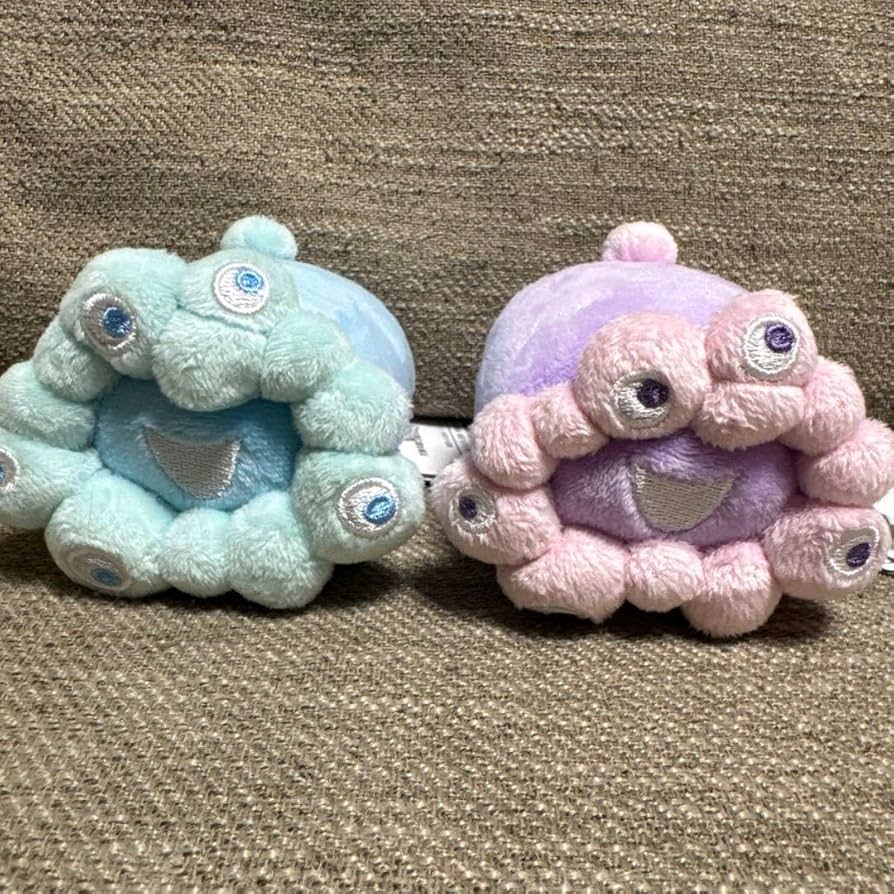 Amazon.co.jp: ミャクミャク ロールお手玉マスコット ブルー パープル