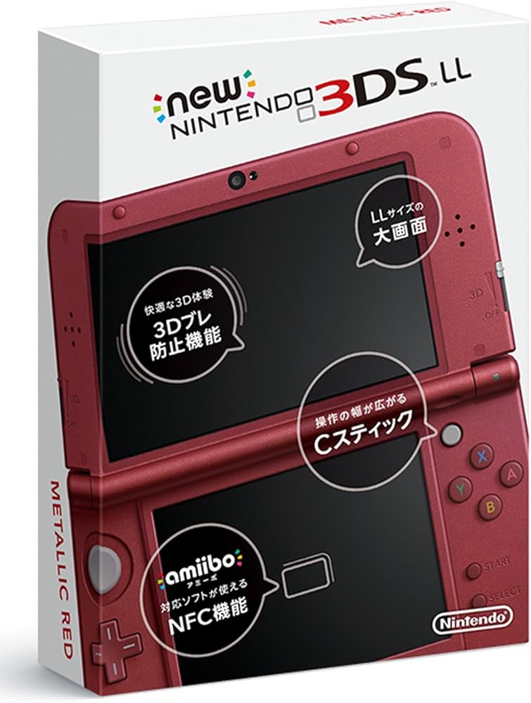 Amazon.com: New Nintendo 3dsll Metallic Red : Video Games
