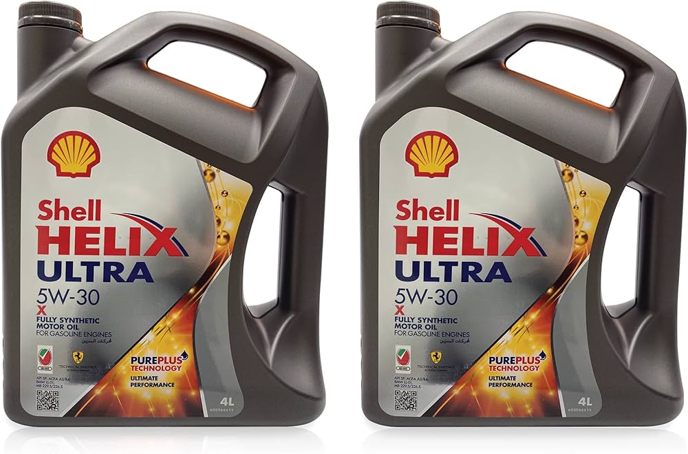 Shell Helix Ultra 5W-30 Fully Synthetic Motor Oil (15,000 Kms, 4