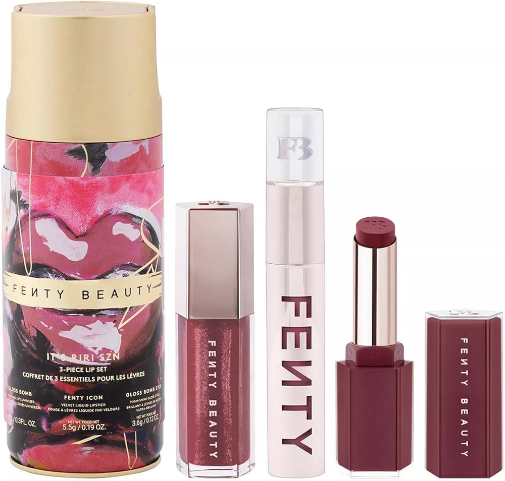 Amazon.com : FENTY BEAUTY It's Riri Szn 3-Piece Lip Set : Beauty