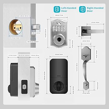 Miko Group Keypad & Fingerprint Keyless Entry Front Door Lock with