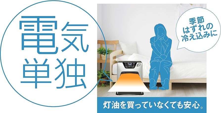 Amazon | トヨトミ 石油ファンヒーター ハイブリッドヒーター (木造11