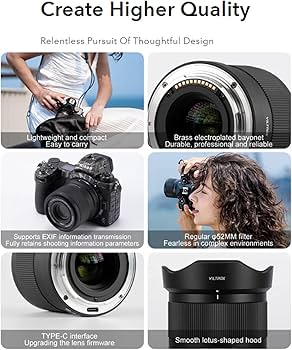 Amazon.co.jp: VILTROX AF 40mm F2.5レンズ フルサイズ カメラ レンズ