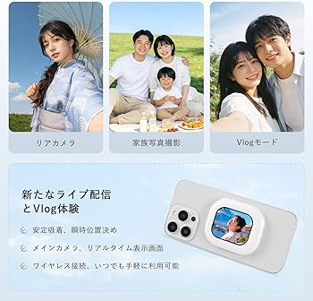 Amazon.co.jp: スマホ用自撮りディスプレイ 超薄型MIni自撮り