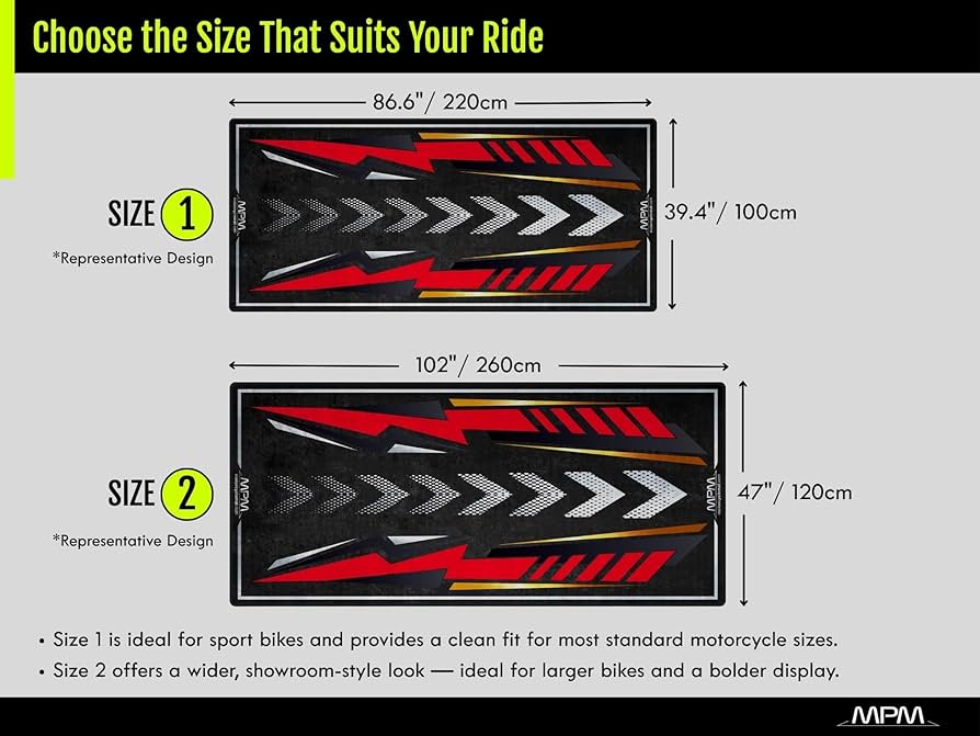 Amazon.com: wibeart Parking Mat for Ninja ZX-6R Series Motorcycle