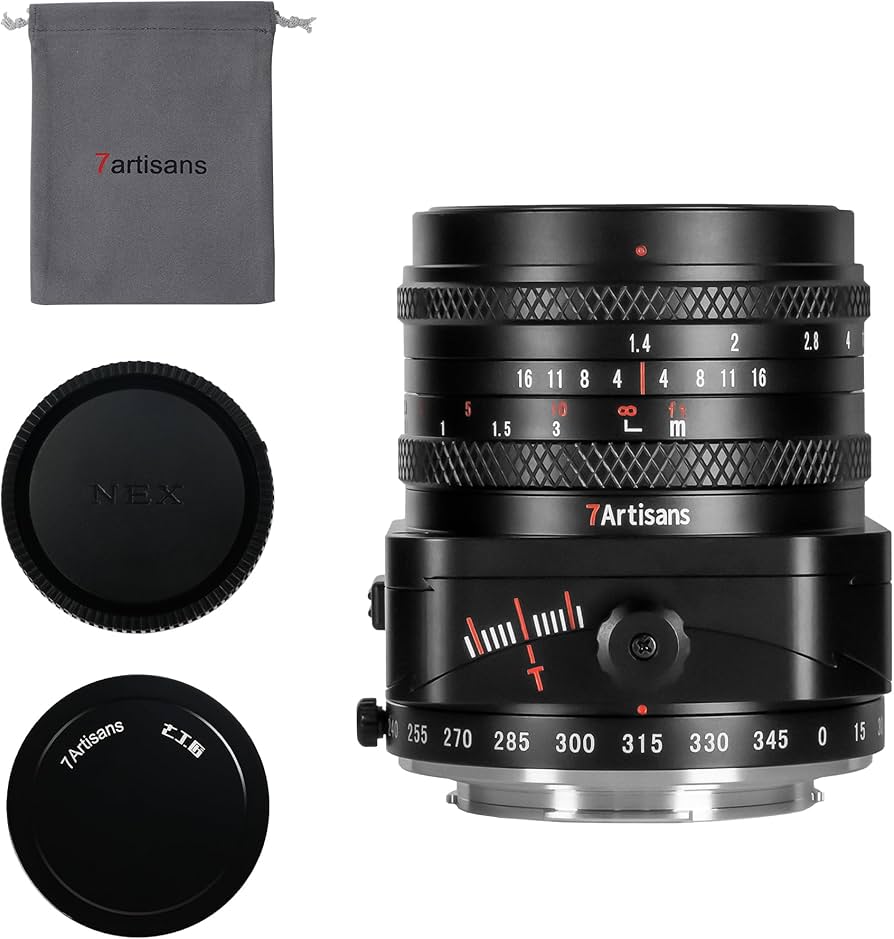 Amazon.com : 7artisans 50mm F1.4 APS-C Frame Tilt-Shift Lens with