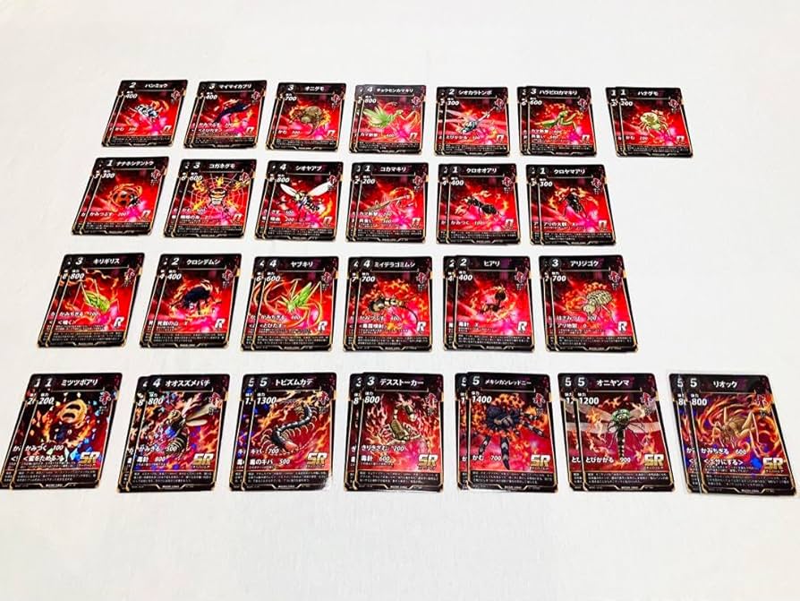 蟲神器 各2枚ずつ 1、2弾フルコンプ＋3弾ほぼコンプセット(LR含む) 蟲