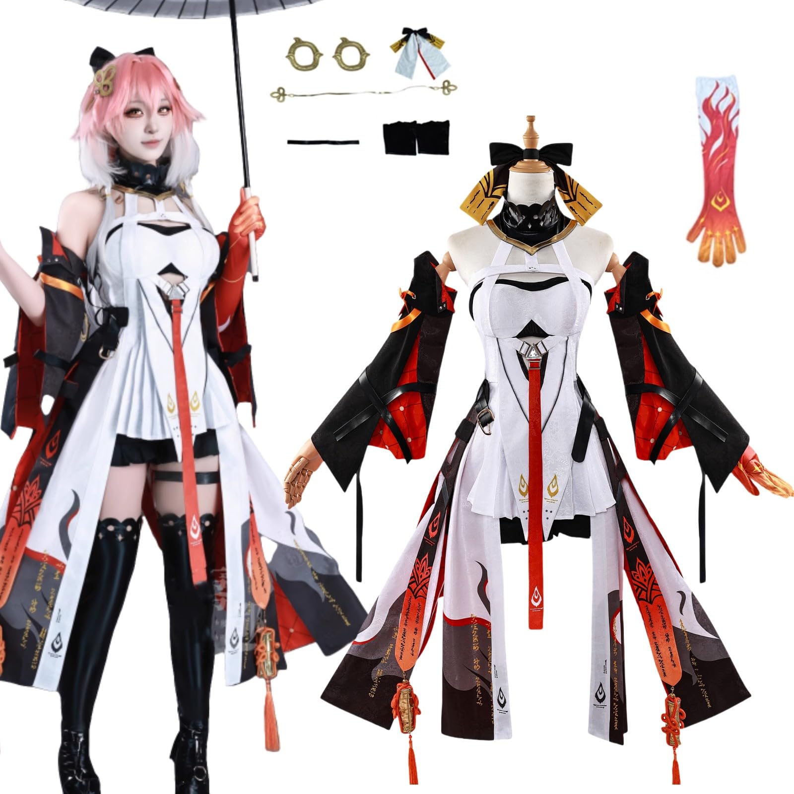 Amazon.co.jp: 鳴潮 長離 チョウリ コスプレ 衣装 フルセット ウィッグ