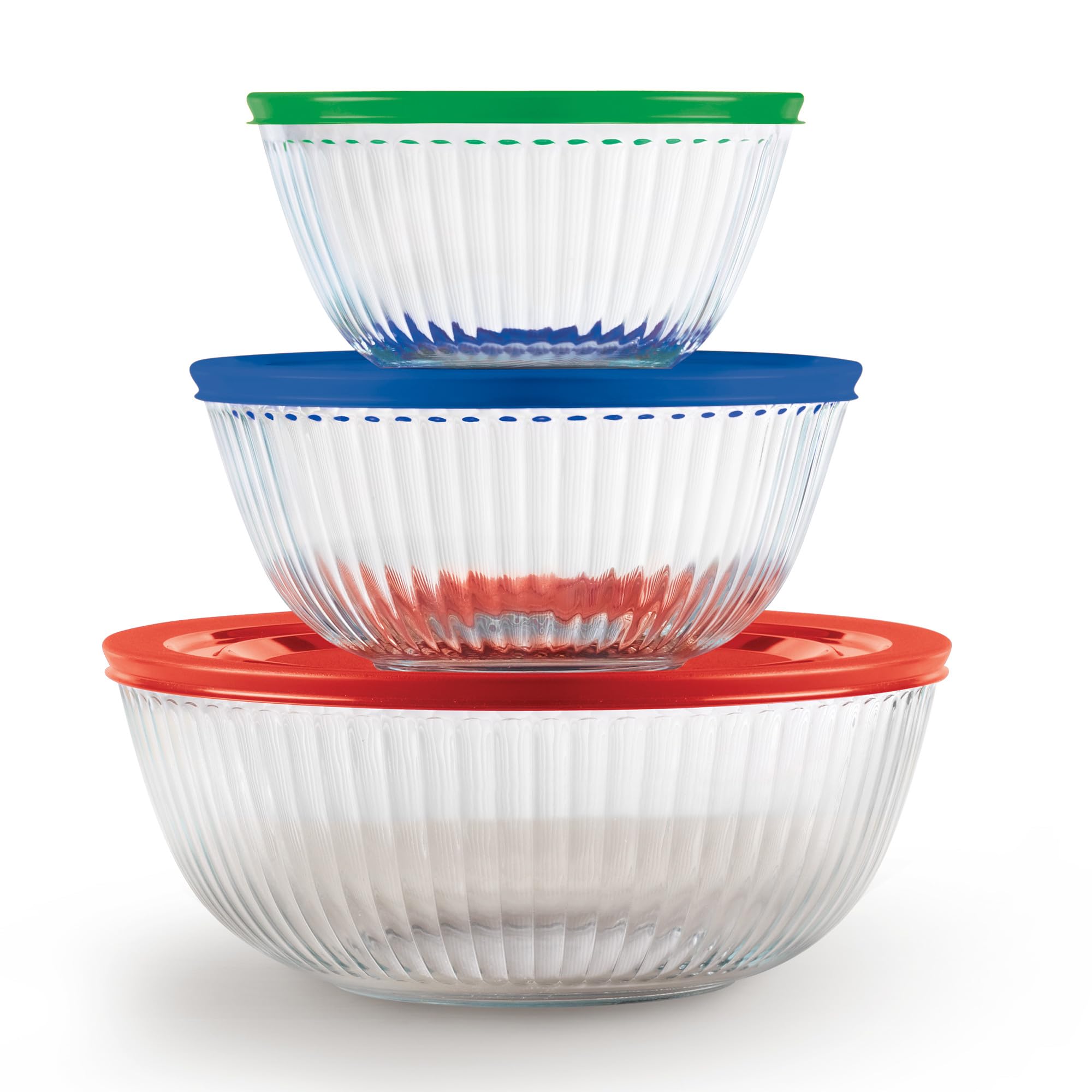 Amazon | Pyrex (パイレックス) 3個セット ガラスミキシングボウル