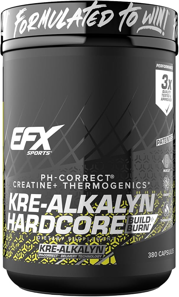 Amazon.com: EFX Sports Kre-Alkalyn Hardcore | Thermogenic pH