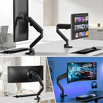 Amazon.co.jp: WORLDLIFT モニターアーム シングルアーム 49インチ(2