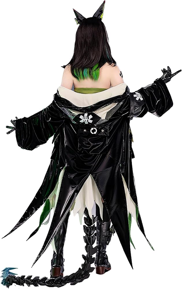 Amazon.co.jp: [エルフ森林] アークナイツ Mon3tr コスプレ 衣装 全