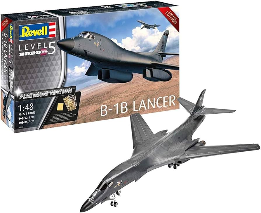 Revell 04963, US Air Force B-1B Lancer Premium Edition, 1:48 Scale