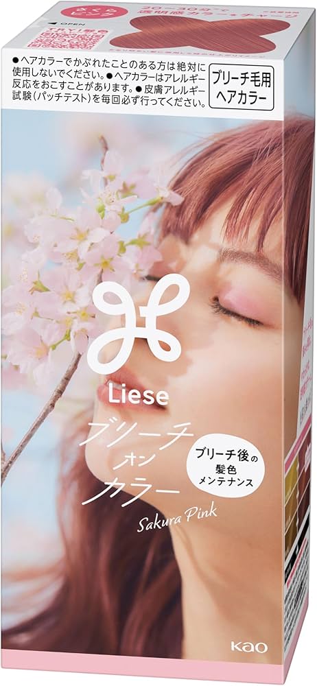 Amazon.co.jp: Liese Bleach-on Color Sakura Pink : Beauty