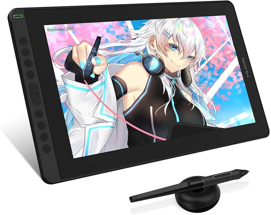 Amazon.co.jp: HUION 液タブ 液晶ペンタブレット Kamvas 16(2021) 15.6