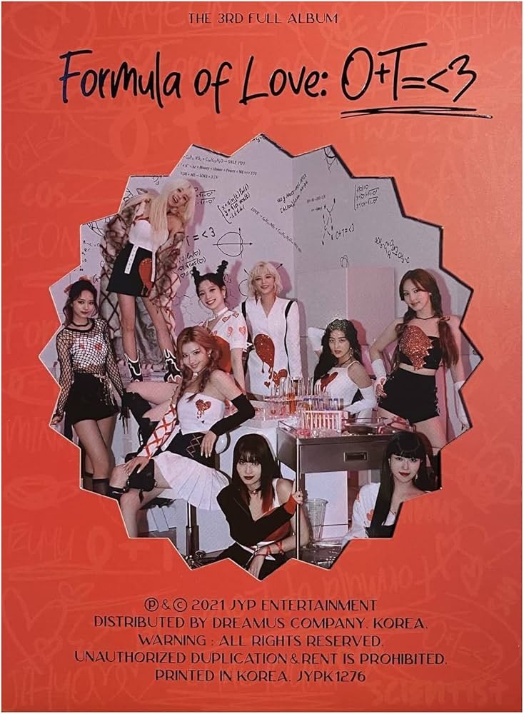 Amazon.com: TWICE Formula of Love: O+T=<3 3rd Album Contents+