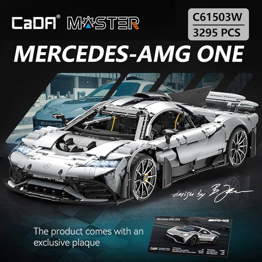 Amazon.co.jp: CaDA C61503W メルセデスAMG ONE ビルドブロックセット