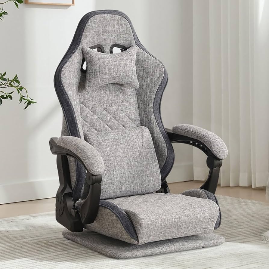 Amazon.co.jp: ゲーミング座椅子 ゲーミングチェア ファブリック 座椅