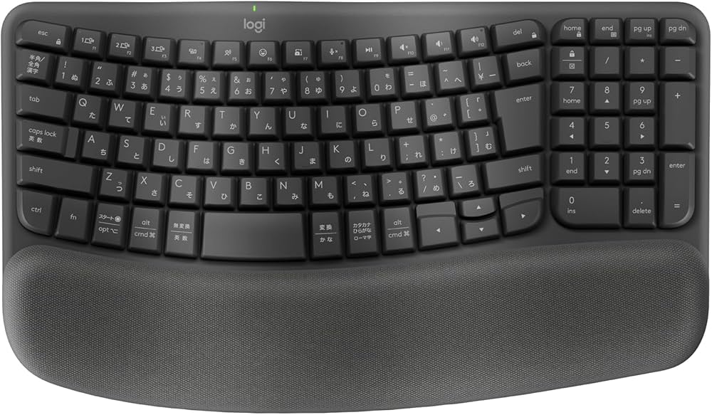 Amazon.co.jp: Logitech WAVE KEYS K820 Ergonomic Keyboard, Fatigue