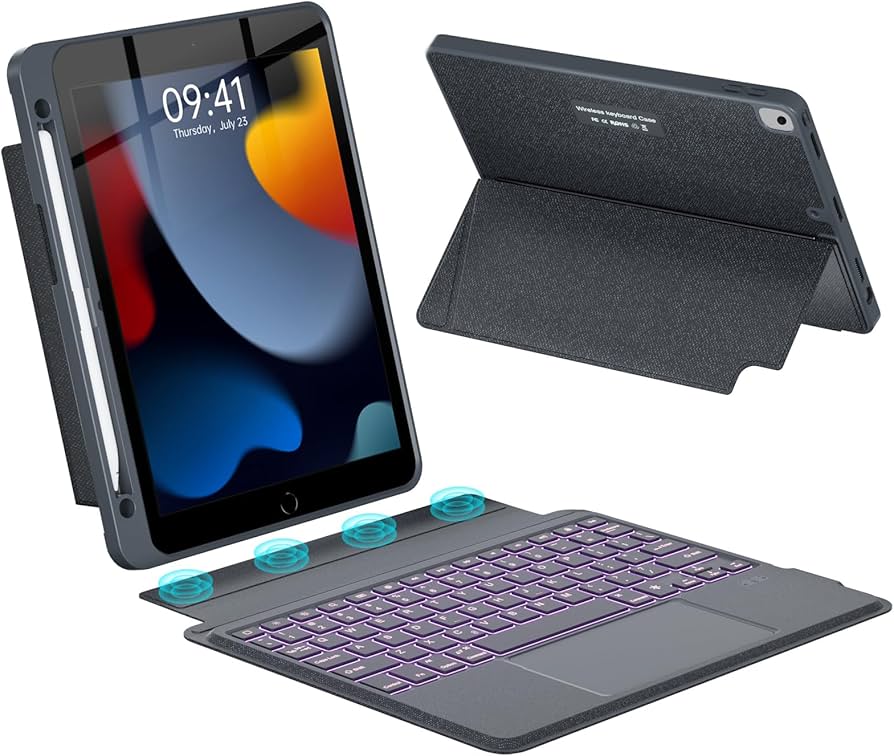 Amazon.com: Combo Keyboard Case For iPad 9th/8th/7th Generation