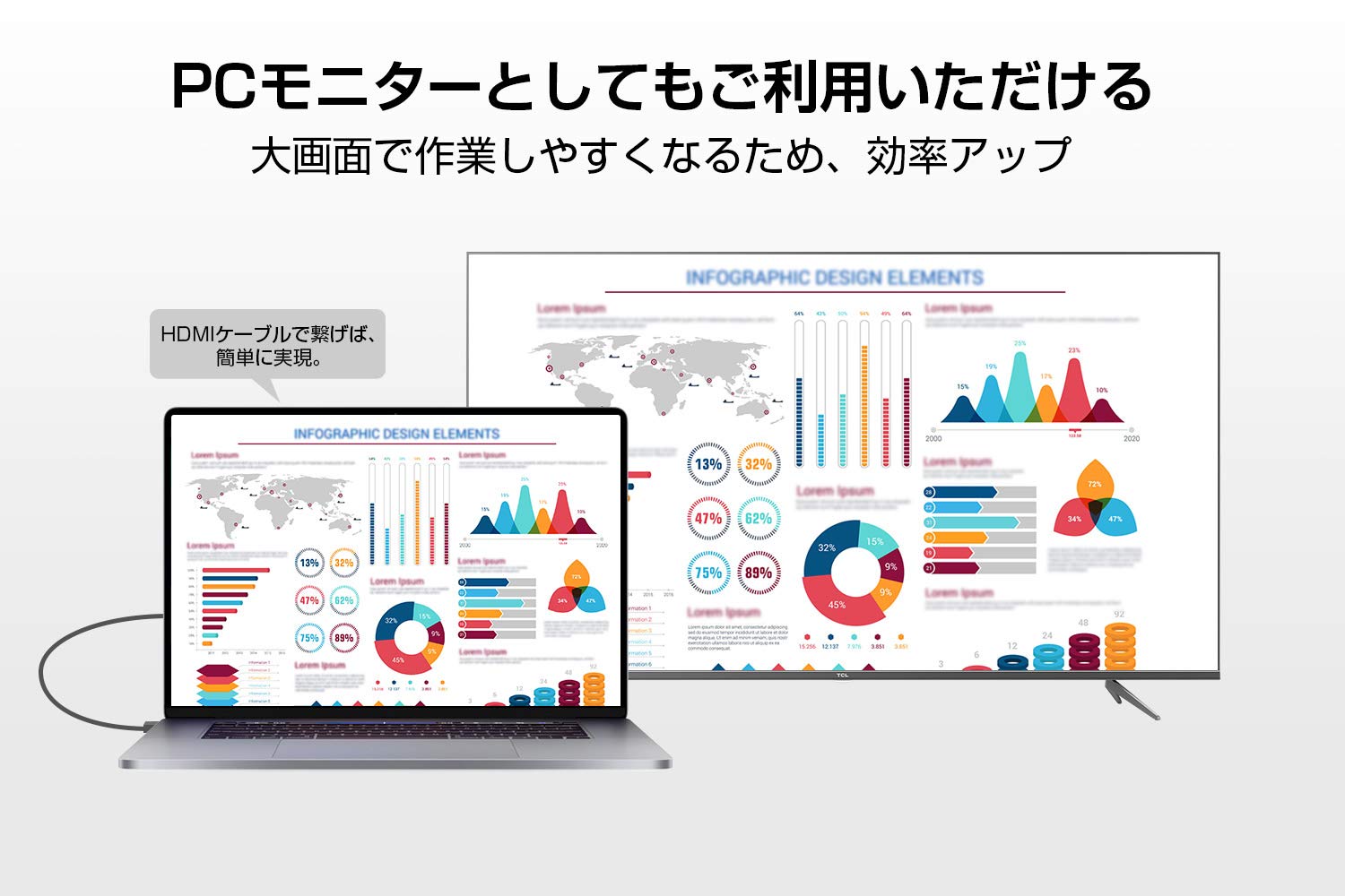 Amazon.co.jp: TCL 43V型 4K対応 液晶テレビ 43K601U HDR搭載 鮮やかな