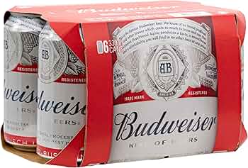 Amazon.co.jp: バドワイザー 330ml×6缶パック : 食品・飲料・お酒