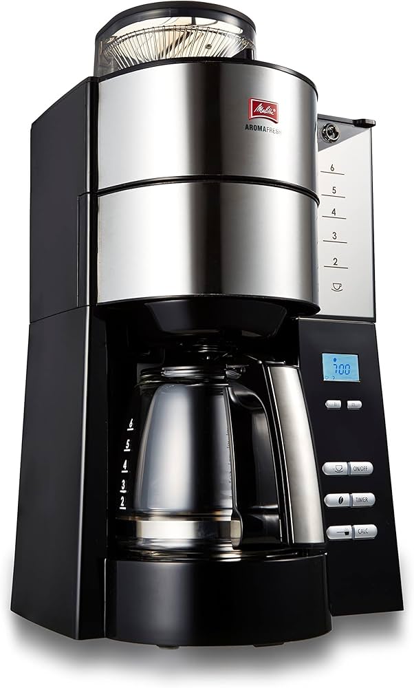 Amazon | メリタ(Melitta) 全自動 コニカル式 コーヒーメーカー ミル