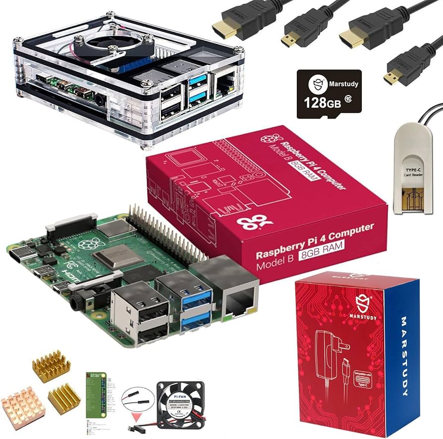 Amazon.co.jp: Marstudy Raspberry Pi 4 Model B Ultimate Starter Kit