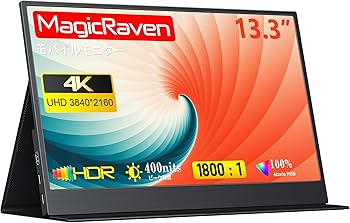 Amazon.co.jp: モバイルモニター 4K 13.3インチ モバイルディスプレイ