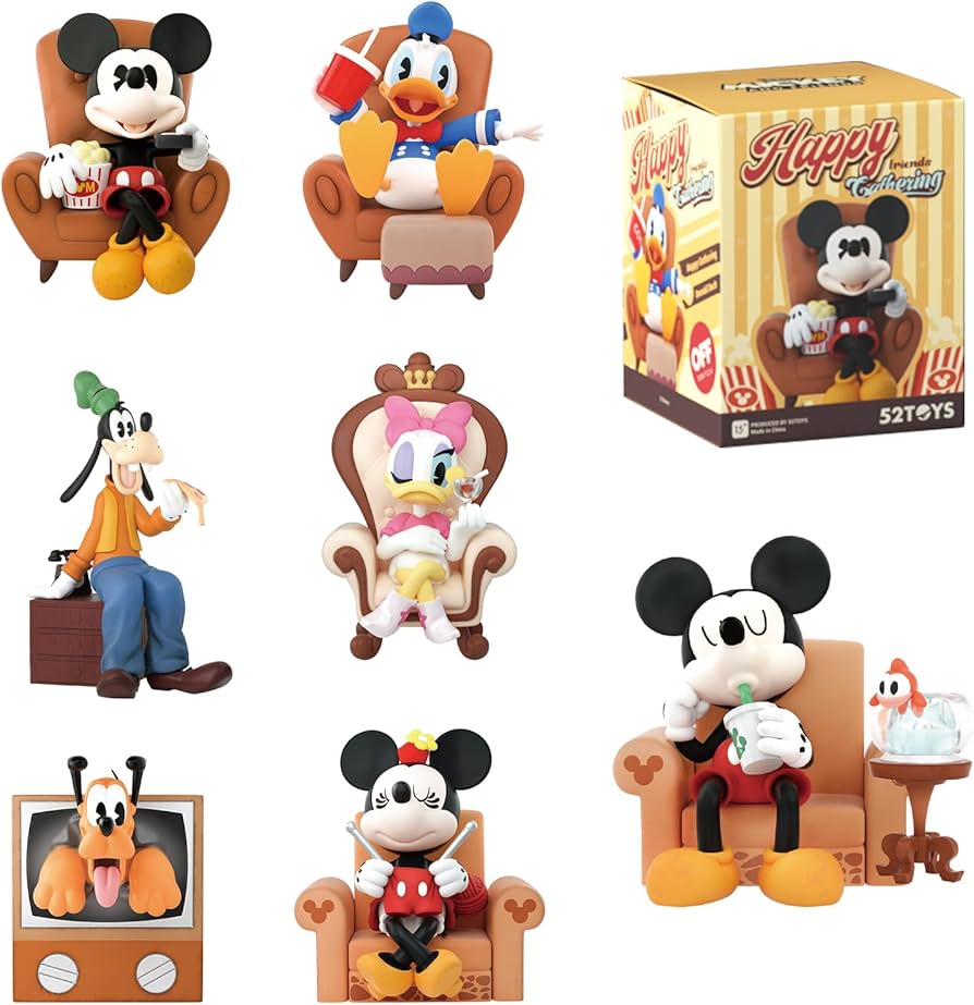 Amazon.co.jp: 52TOYS BLINDBOX DISNEY MICKEY & FRIENDS Happy