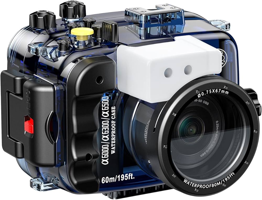 Amazon | Sea frogs 水中カメラケース Sony A6000 /A6300 /A6500 IPX8