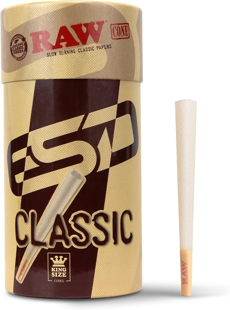 Amazon.com: RAW Cones Classic King Size - 100 Pack - Slow Burning
