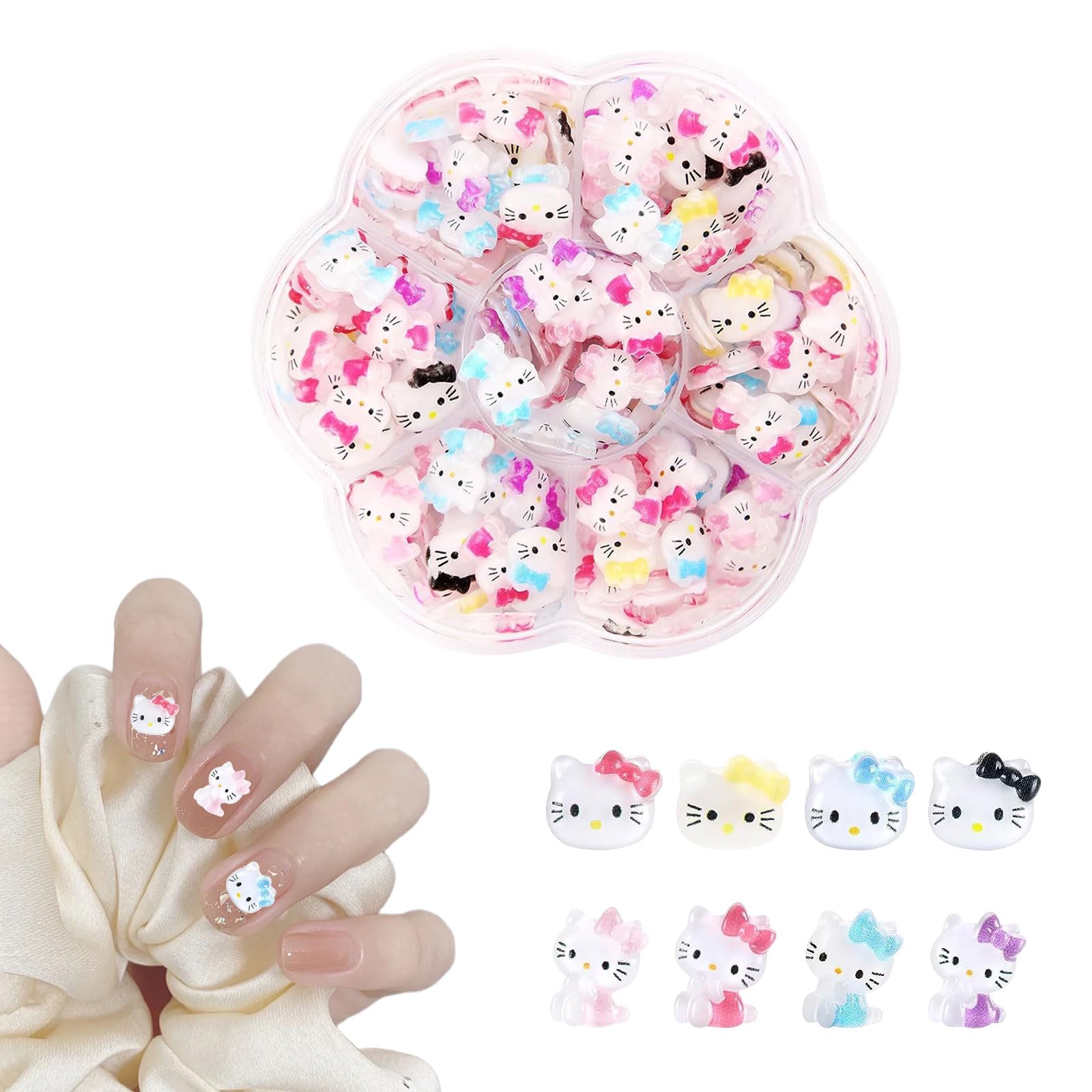 Amazon.co.jp: ネイルパーツ キティ 1ケース入り キティ ネイル