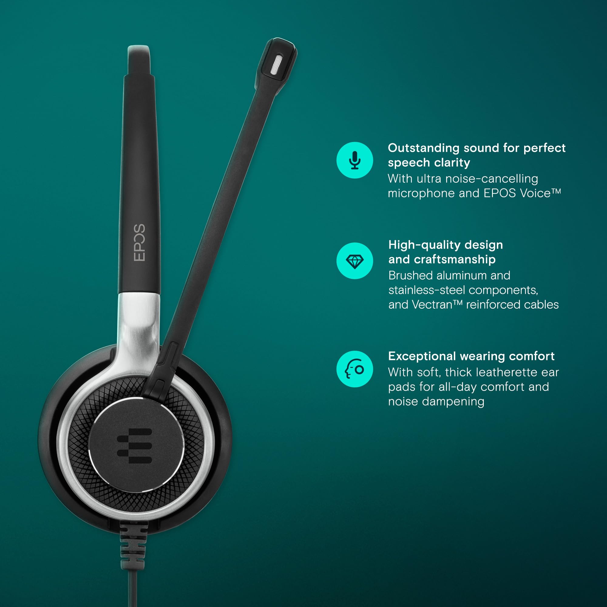 Amazon.co.jp: EPOS IMPACT SC 665 USB ヘッドセット | デュアルサイド