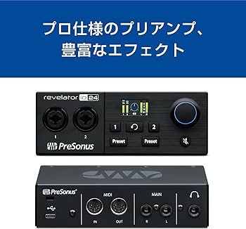Amazon.co.jp: PreSonus Revelator io24 オーディオ/MIDI