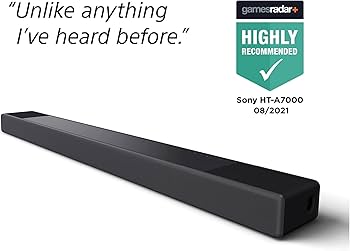 Sony HT-A7000 7.1.2 Channel Dolby Atmos BRAVIA Soundbar (2021