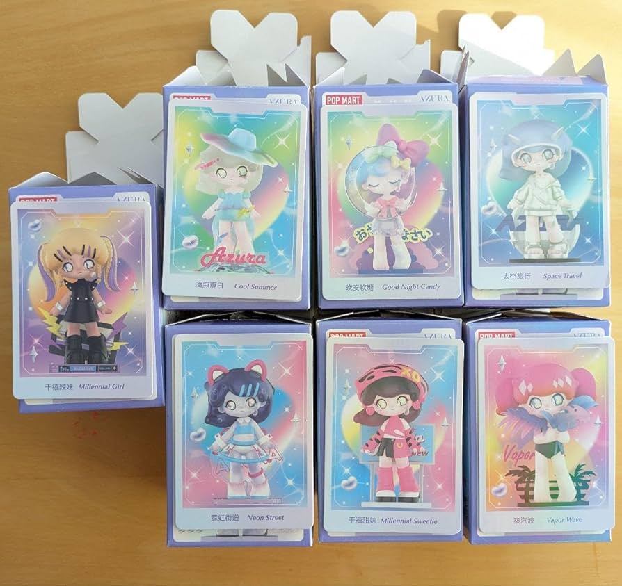 Amazon.co.jp: POPMART AZURA Y2K シリーズ 日本限定デザイン ※画像要