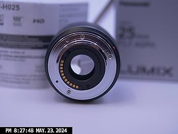 242-2☆LUMIX G F1.7/25mm☆Panasonic☆単焦点レンズ Amazon.com