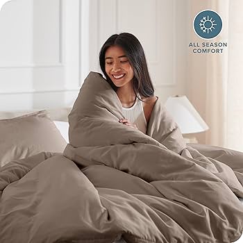 Amazon.com: Bare Home Bedding Duvet Cover Queen Size - Premium