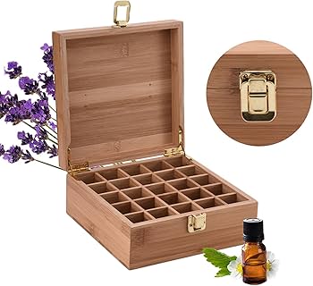 Amazon.co.jp: shopparadise エッセンシャルオイル 収納ボックス 25本