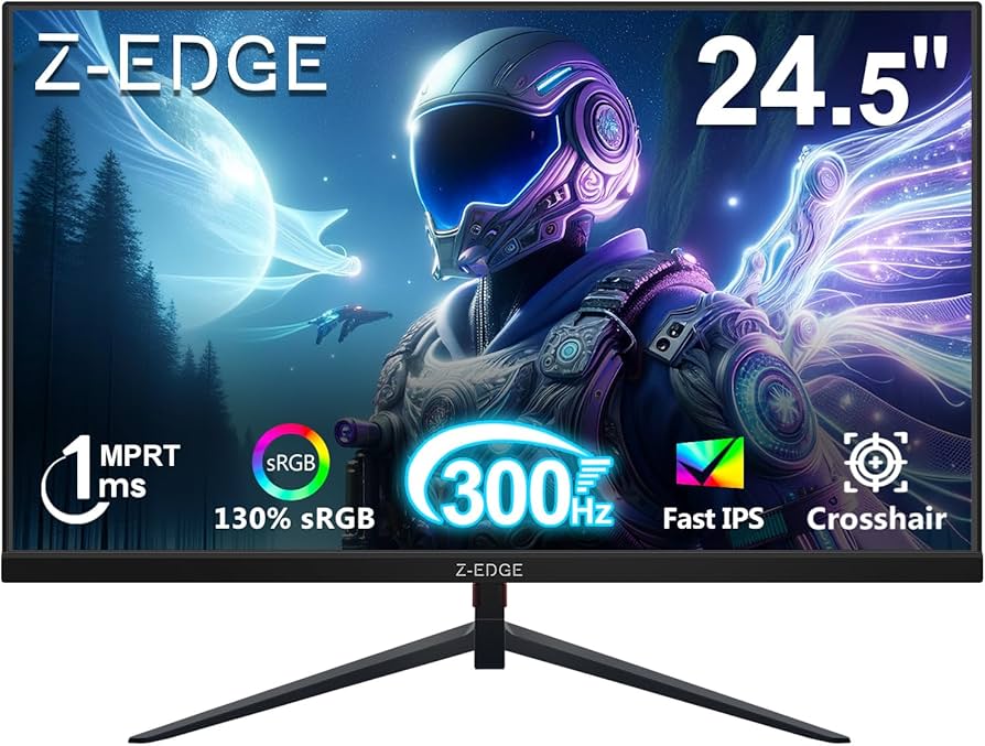 Amazon.com: Z-Edge 24.5 inch 300Hz 280Hz 240Hz Gaming Monitor