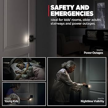 Kwikset Halifax LED Motion Activated Light Up Passage Door Lever