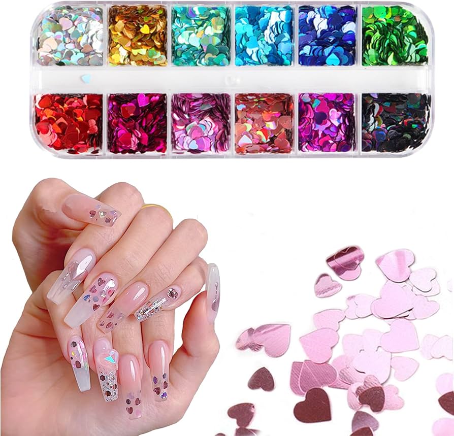 Amazon.co.jp: ZHEJIA ネイルグリッター キラキラ ネイルスパンコール