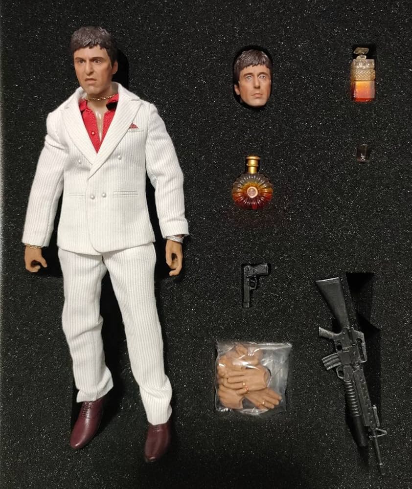 Amazon.co.jp: 1/12 スカーフェイス アクションフィギュア トニー