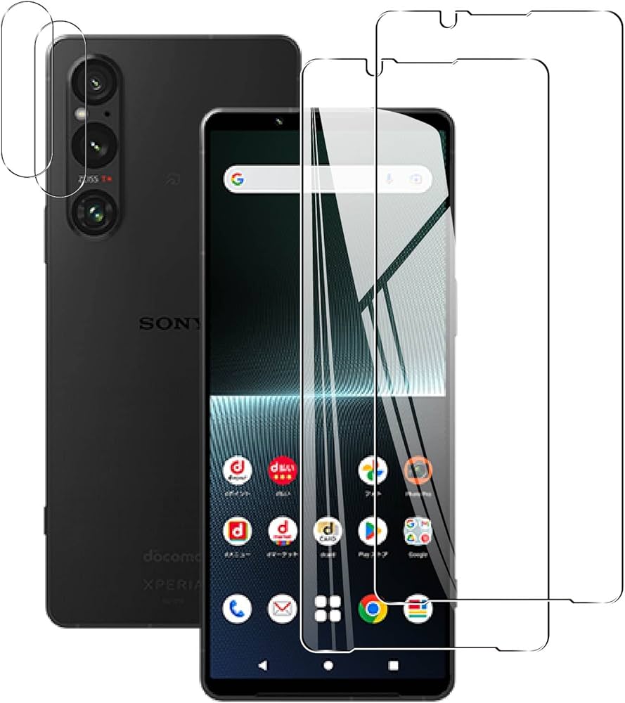 Amazon | Xperia 1 V ガラスフィルム【2枚入り 国産旭硝子素材】対応