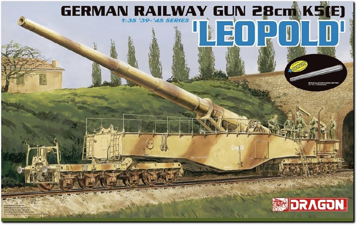 Amazon | プラッツ ドラゴン 1/35 WW2 ドイツ 28cm列車砲K5E